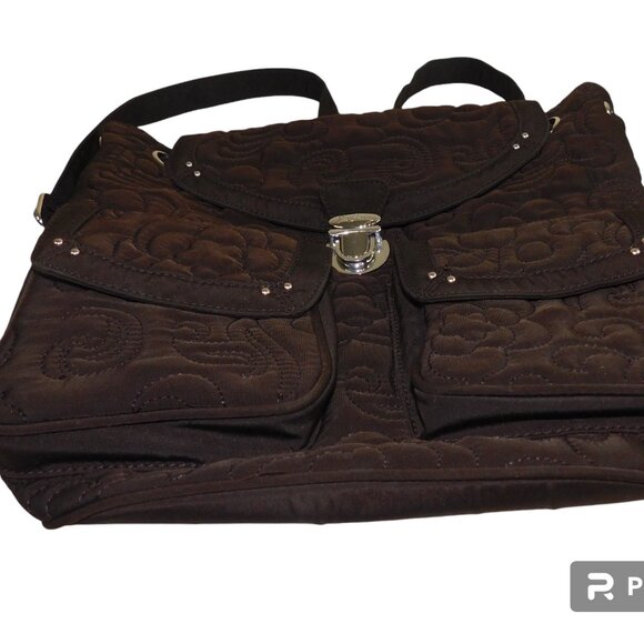 Vera Bradley Quilted Chocolate Brown Backpack main image 9